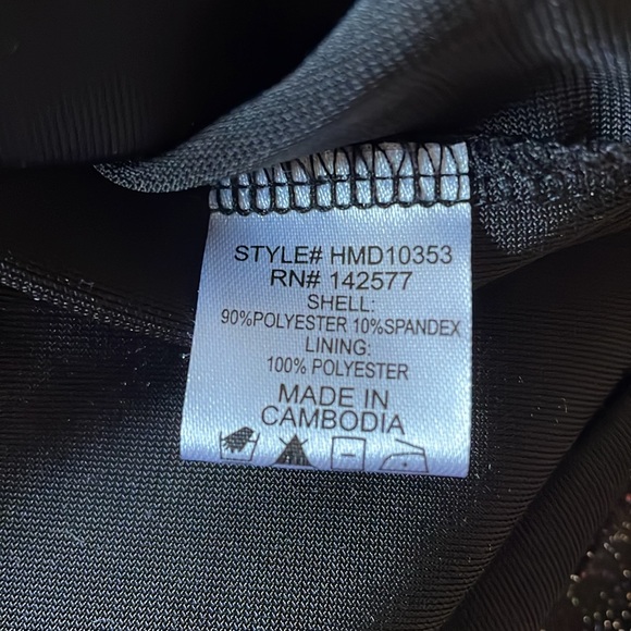 Haute Monde Black Halter Neck Sparkly Mini Dress New Year's Eve Dress - Picture 8 of 8